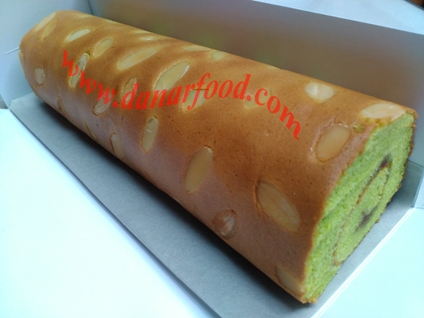 Jual Pandan Roll Cake Topping Almond